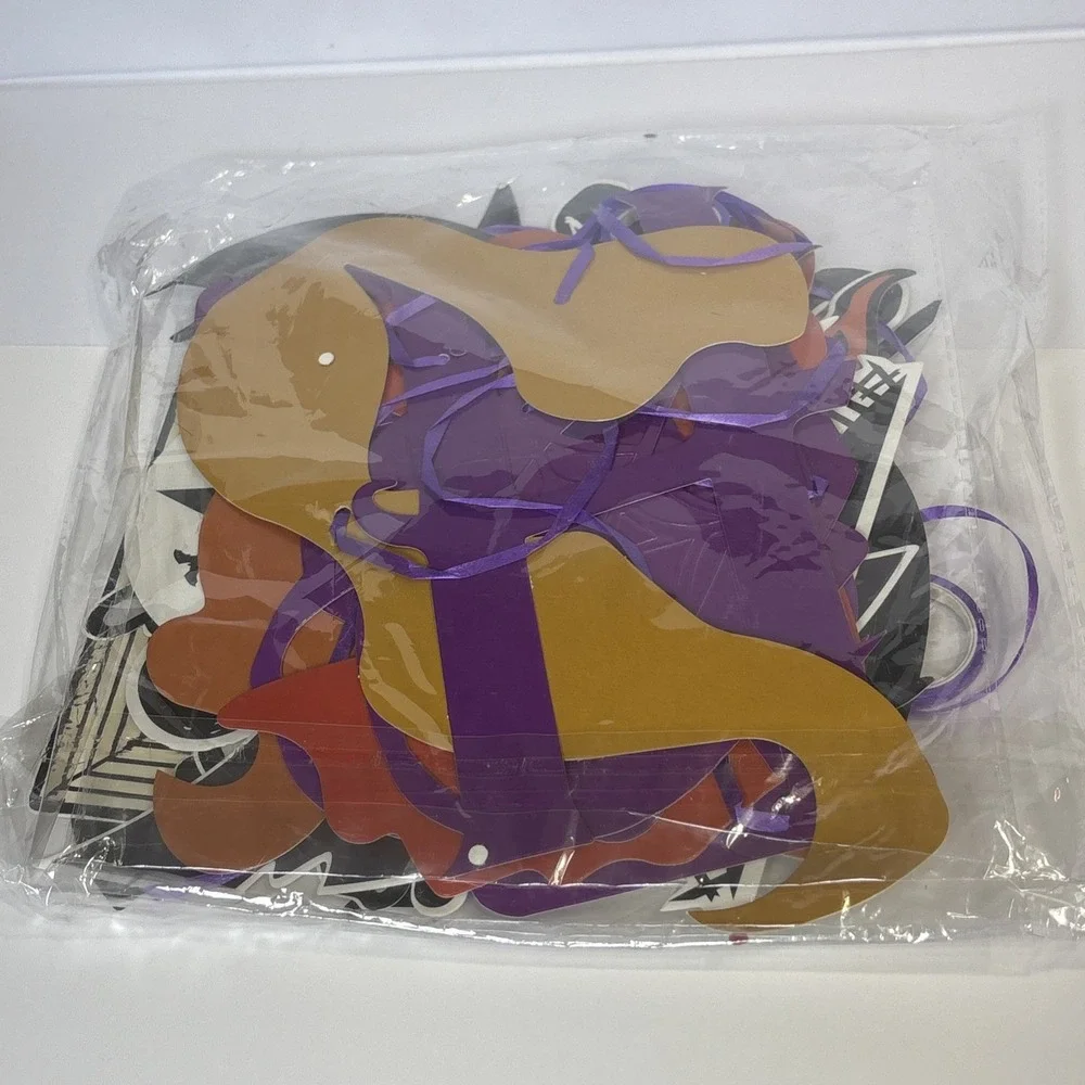 Hocus Pocus Halloween Party Supplies Bundle Plates Cups‎ Spider Web Decorations